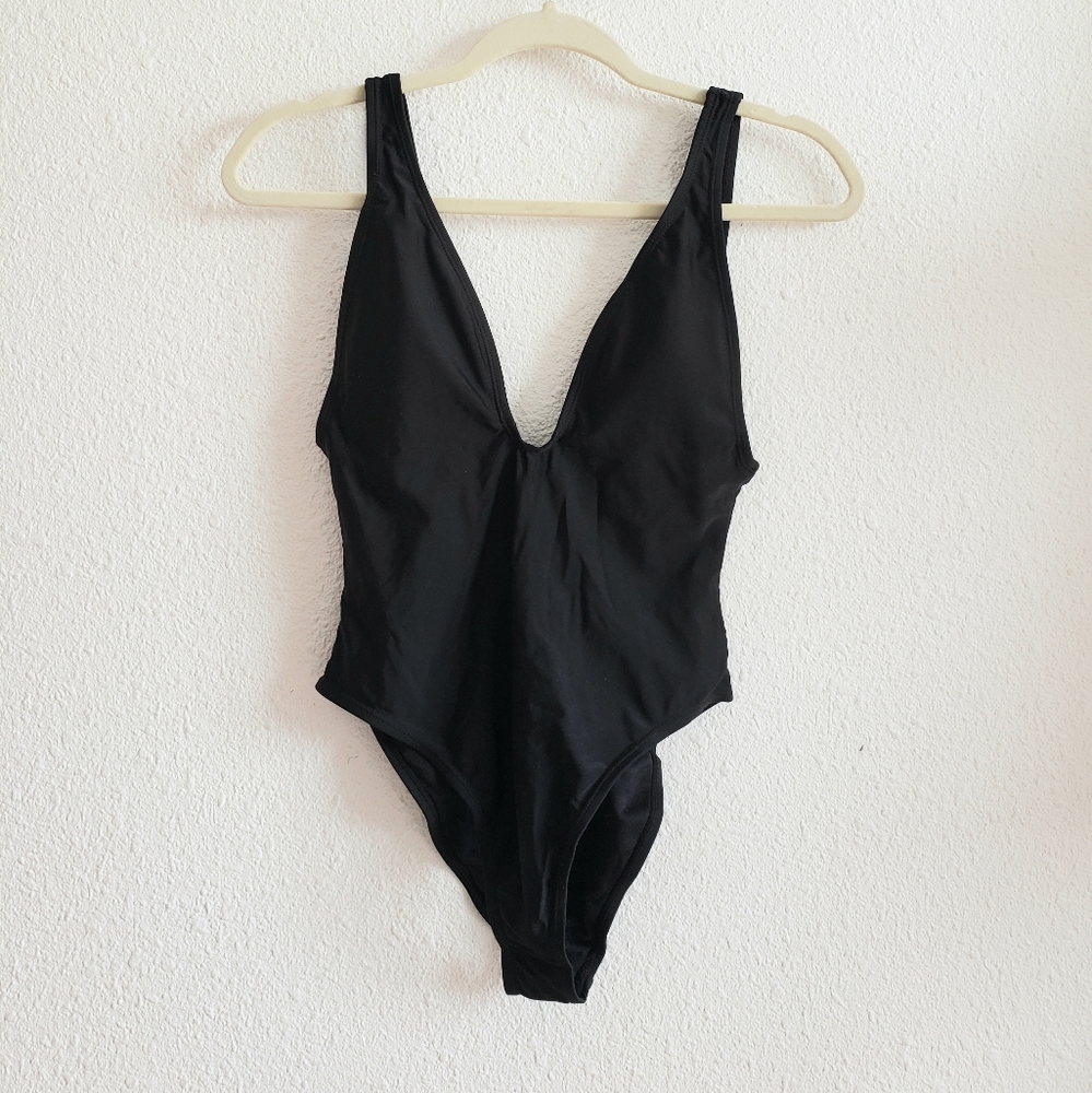 Nwt Shekini Women One Piece Swimsuit Open Back